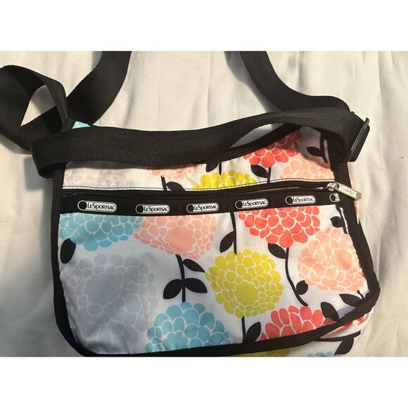 LeSportsac Small Crossbody Bag With Floral Print & Adjustable Strap - Picture 5 of 8
